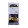 Custom heat seal spot gloss with matte stand up pouches clear kraft paper pouch coffee bags canada