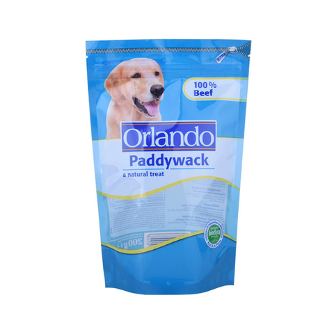Fashion Top Seal Wellness Dog Food Clear Plastic Bags for Packaging Dog Food Packing Bag