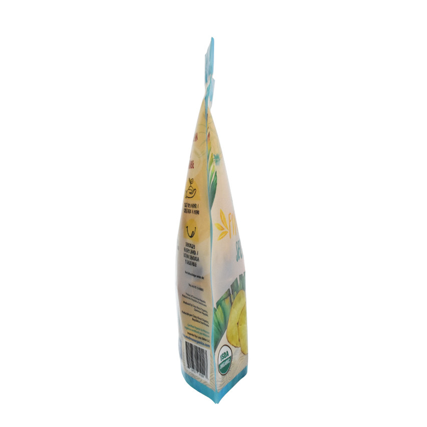 Good Quality Kraft Paper Recycle Paper Bag Biodegradable Stand Up Pouches Wholesale Fruit Packaging