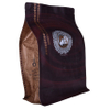 Laminated Aluminum Foil Biodegradable Cellophane Bags Compostable Flat Bottom Pouches Branded Coffee Bags