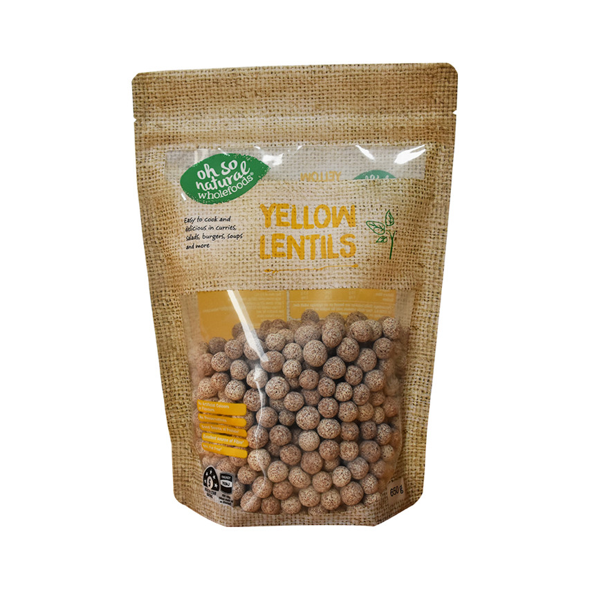Zipper Recycled Compostable Films Stand Up Bags Wholesale Food Bags Packaging