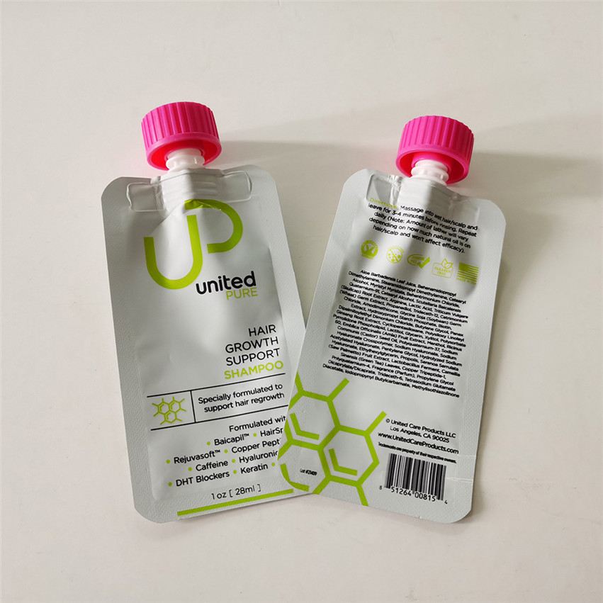 Best Price Full Gloss Finish Sugarcane Plastic packaging Reusable Fruit Juice Pouch in 100ml Pack