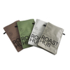 ECO Ground Coffee Flat Bottom Bag With Tin Tie