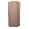 Compostable Custom Made Kraft Paper Doypack Stand Up Pouch Wholesale