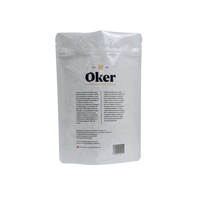 Matte Printing Custom Design Compostable Wholesale Empty Coffee Bags
