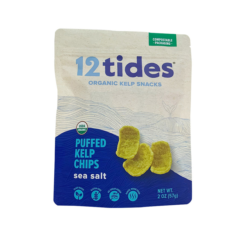 Low Price Inventory Foil Lined Heat Seal Moisture Proof Green Chip Bags