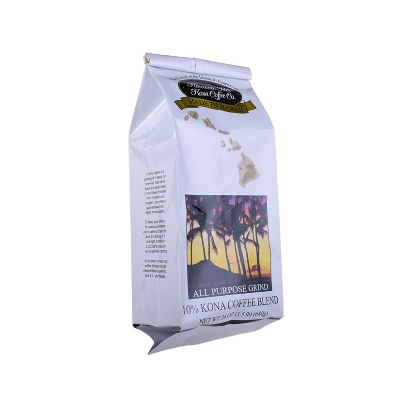 Biodegradable Custom Design Side Gusset Coffee Packaging Bag Wholesale