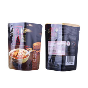Ziplock paper polypropylene zip bags food packaging pouch heat sealer for food bags