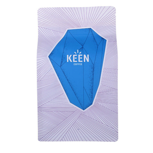 Biodegradable Customized Print Falt Bottom Zipper Coffee Pouch Wholesale