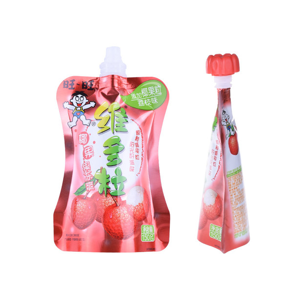 Custom Logo Top Quality Full Gloss Finish Spout Pouch Packaging Wholesale