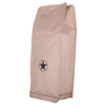 Customized Logo Zip Lock Flat Bottom Kraft Paper Coffee Bag Wholesale