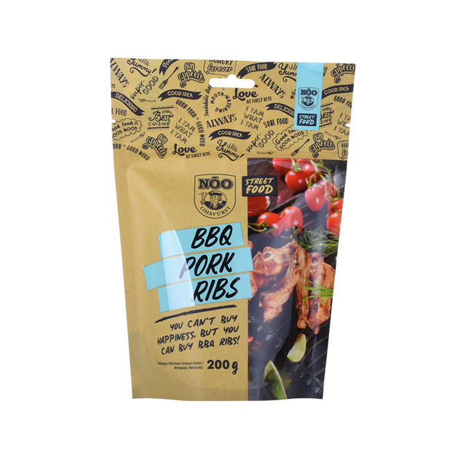 Laminated Material tear notch 1 mil poly bags heat sealed food packaging sealable food bags