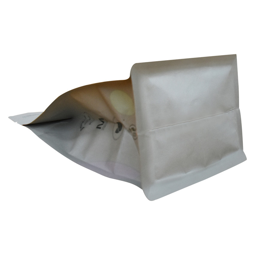 Eco Friendly Customized Flat Bottom Biodegradable Tea Packaging Bags Wholesale