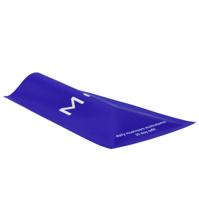 Heat Seal Customized Logo Matte Finish Tear Notch Flat Poly Bags
