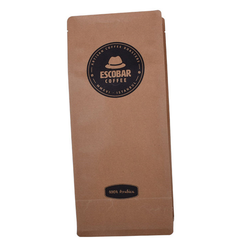 Compostable kraft paper eco friendly packaging melbourne coffee bags with valve