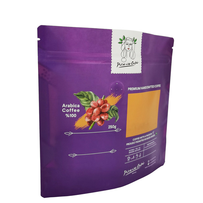 Custom Printed Excellent Quality Stand Up Flexible Packaging Paper Bag Zipper