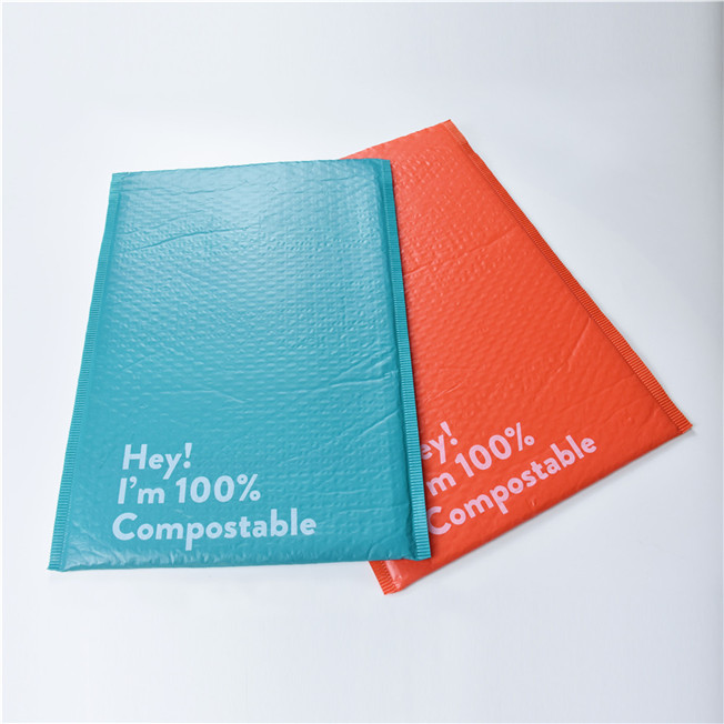 Factory Supply Biodegradable Pbat/pla High Quality Compostable Bag Poly Bubble Mailers Eco Friendly