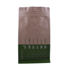 Aluminum Foil Flat Bottom Coffee Bean Packaging Bags with Valve and Ziplock