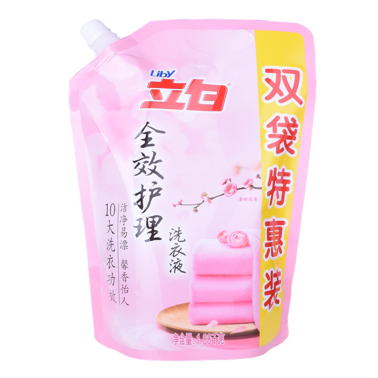 Black Spout Pouch Liquid Stand Up 1 Litre Spout Pouch 