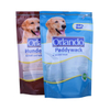Plastic Recycled custom pet treat pouches with zipper
