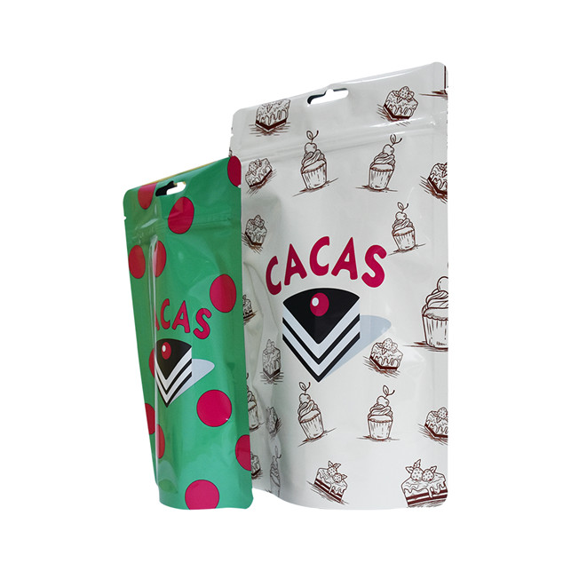 Custom digital printing bag sand up cheese puff package