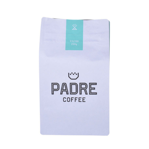 Packaging from 100% sugar cane material Coffee Pouches With Empty Air Valve