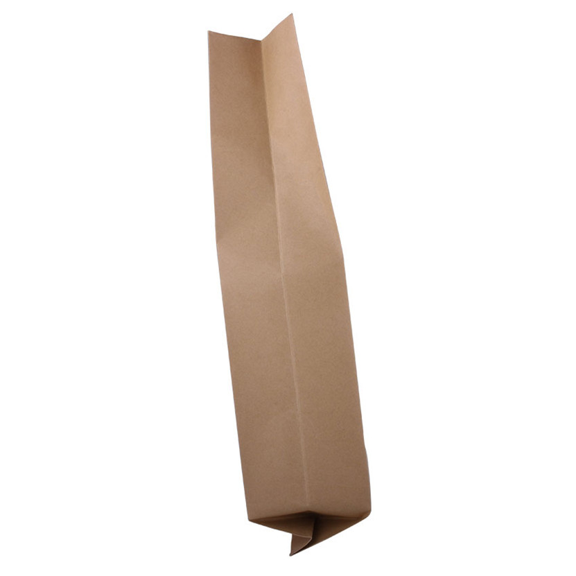 Recycle Kraft Paper Brown Coffee Packaging Bag Wholesale Bag