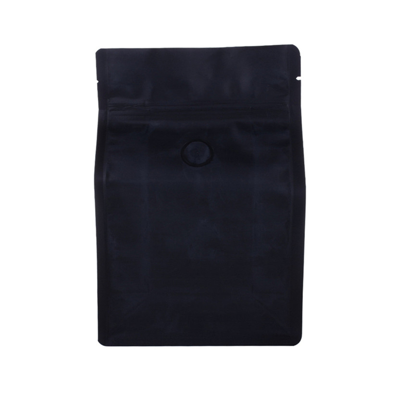 12oz recyclable organic coffee bag square bottom coffee pouch