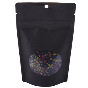 Bio PE Food Packaging Bag With Window For Bulk Snack Bags