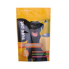 Sustainable Recyclable Pet Treat Bags with zipper and hand hole