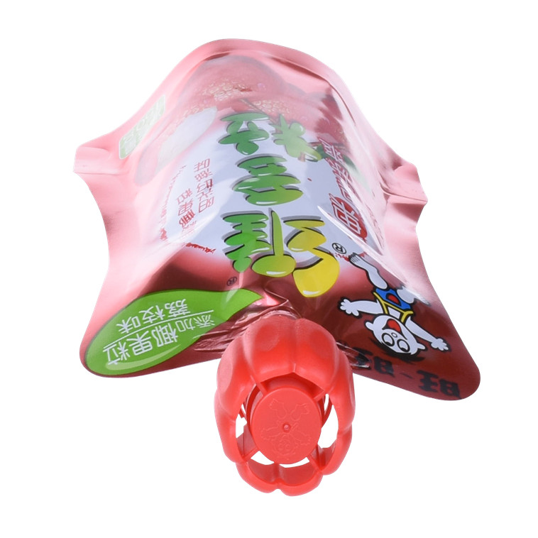 Recycle Spout Packaging Liquid Foundation Packaging Fruit Shaped Bag