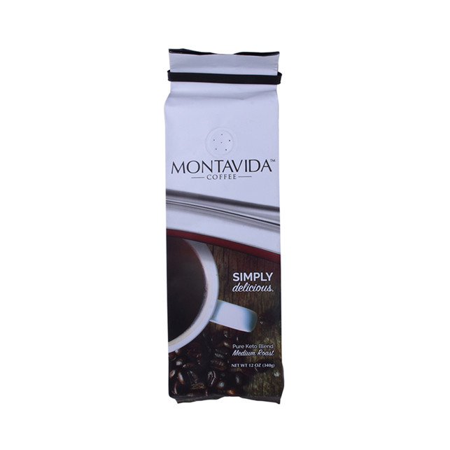 340g side gusset coffee bag with compostable valve