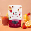 Plant Based Material Stand Up Zipper Freeze Dry Fruit Packing Pouches with Window