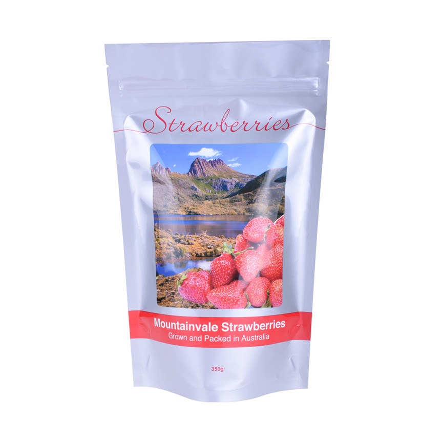 Custom Printed Recyclable Zip Lock Eco Plastic Dried Fruit Bags