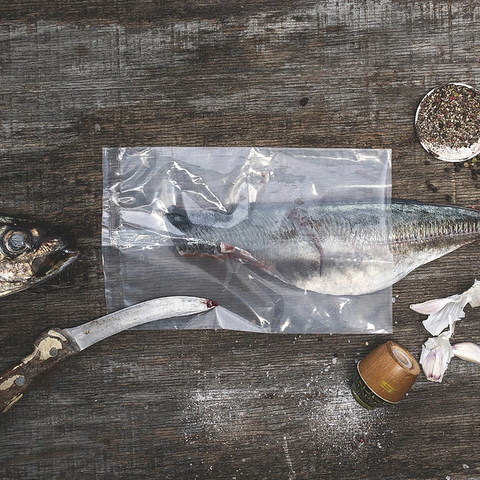 Factory Sale Accept Custom Size Composting Biodegradable Vacuum Seal Fresh Meat Flat Pouch