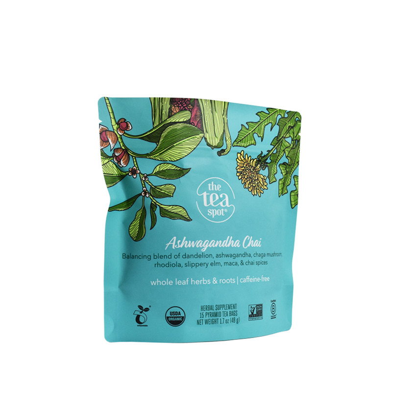 Customized Print Sustainable Stand Up Pouch Coffee Packaging