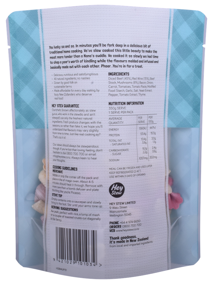 Oem Top Seal Heat Seal Coffee Bag