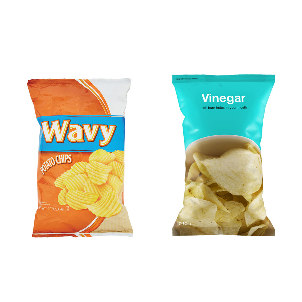 Retail Uv Spot Back Seal Jordan Chip Bag