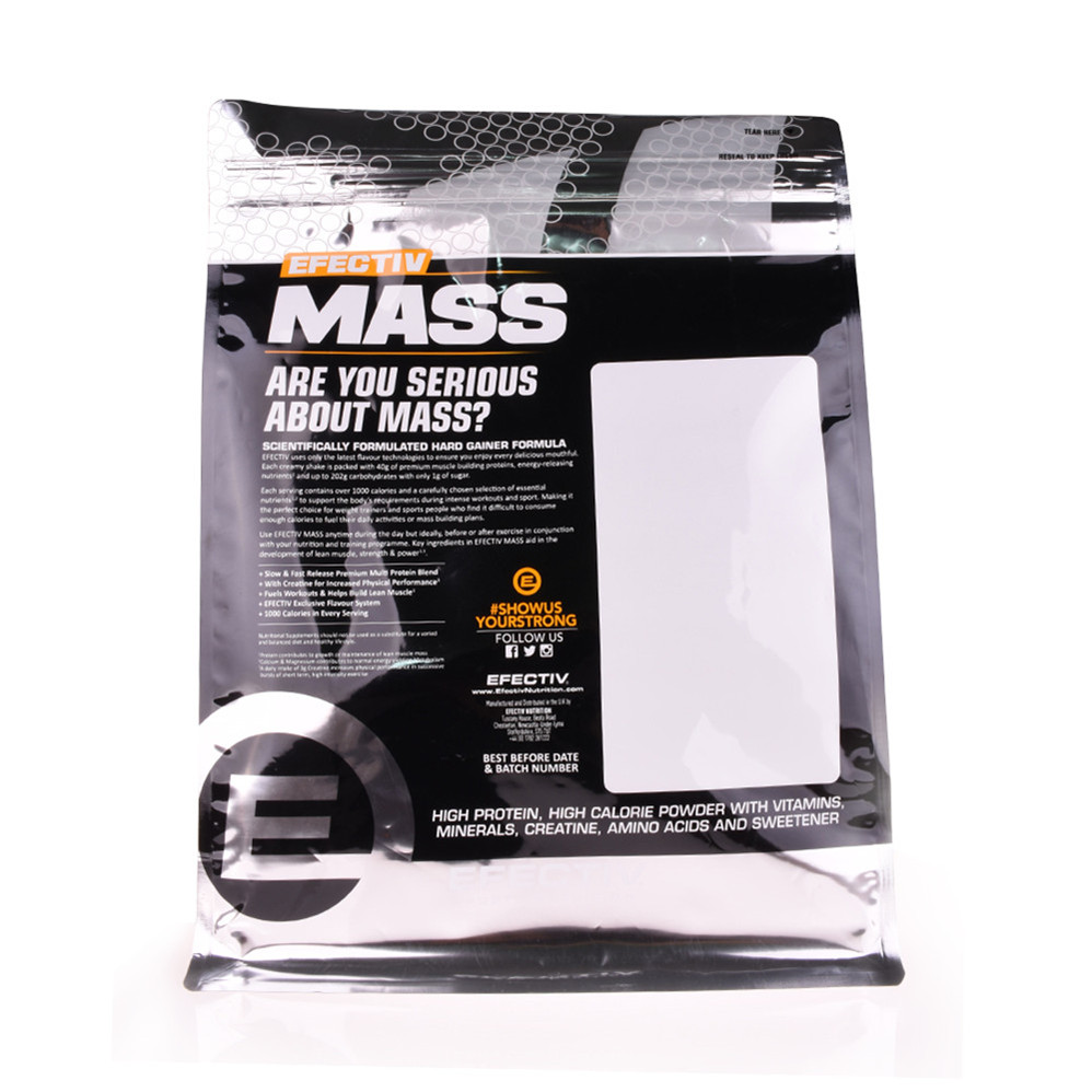 Low Price Double Zipper Whey Protein Packaging bags