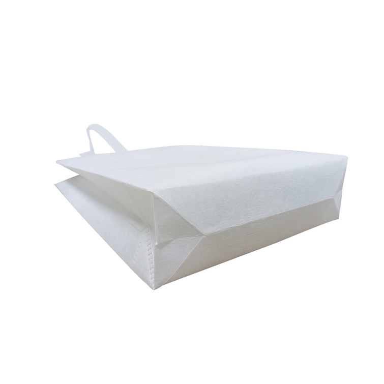 Biodegradable Home Compostable Non Woven Bag with Handle Soluble in Hot Water Above 90℃