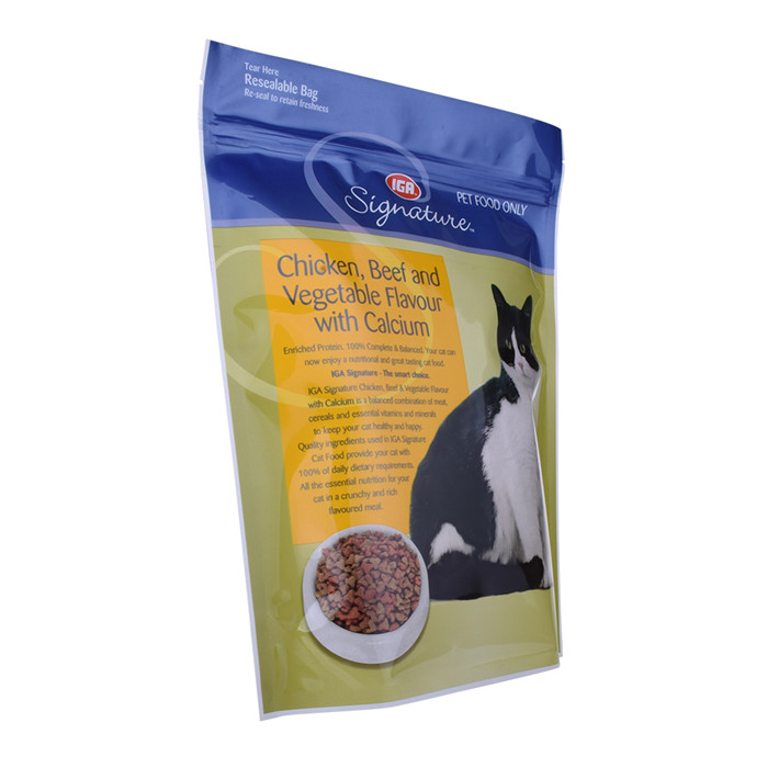 Resealable stand up poultry feed bag
