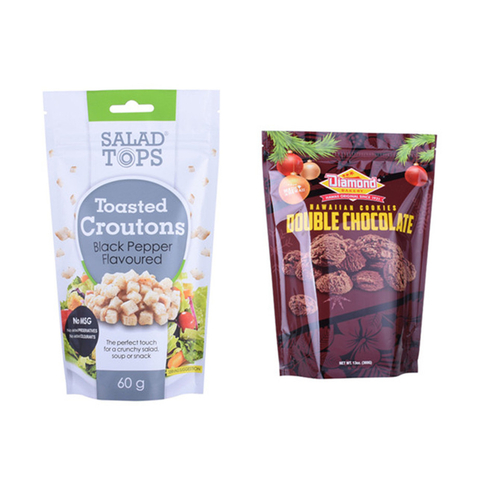 Customized Flat Bottom Pouch Topper Bags