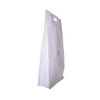Eco friendly green plastic pouch with handle heat sealed garment bag