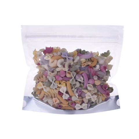 Organic packaging compostable clear bag for salad