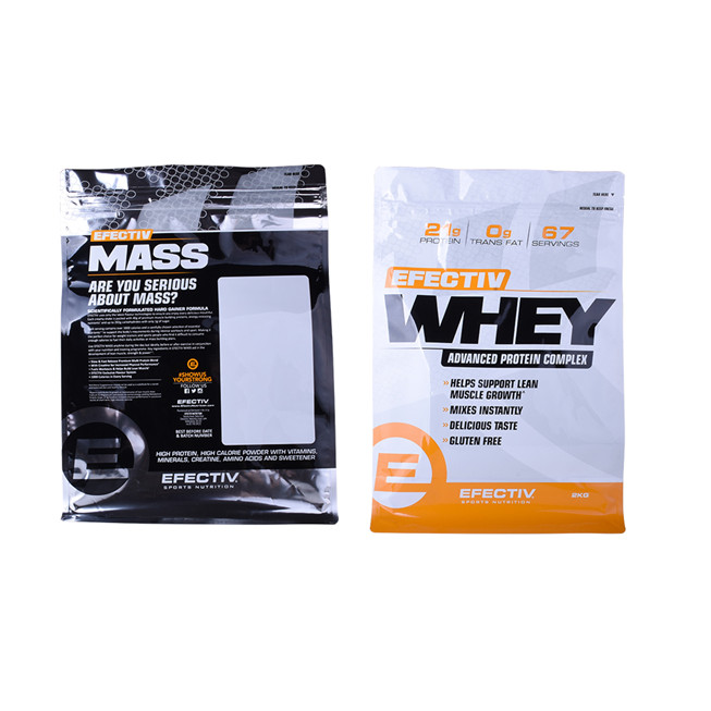 Customised Block Bottom package plastic bag Chocolate Candy Packaging protein bag