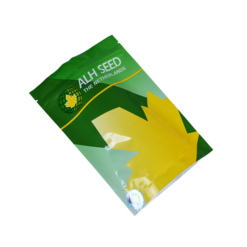 Moisture Proof Transparent Biodegradable Ziplock Bags Customizable Packaging Small Seed Bags