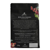 Wholesale Square Bottom sealed pouches the real coffee bag company coffee in red bag