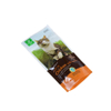 Flexible Packaging Tear Off Zip Bird Food Plastic Bags with Zips Pet Food Bag with Zipper