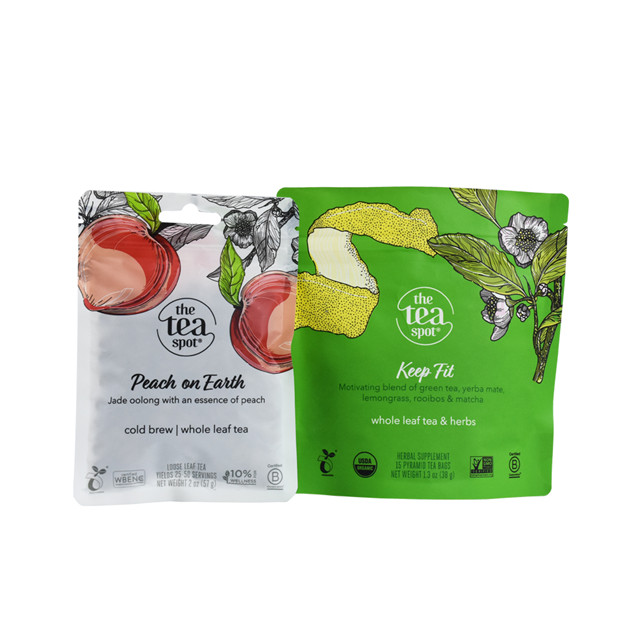 What are cello bags Coffee Tea Bags With Recyclable Wrappers kraft pouches