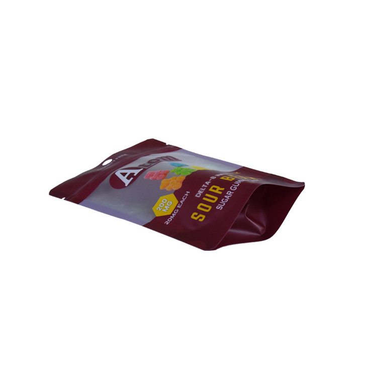 Heat Seal Laminated Triangle Zipper Stand Up Aluminum Foil Plastic Bag Food